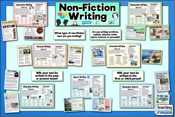 Non Fiction Writing Display Pack Teaching Packs